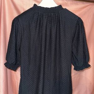 J Crew woman’s black dress shirt
